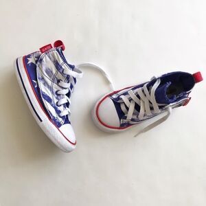 Converse chuck taylor American flag Stars and Stripes sneakers VGUC  size 9